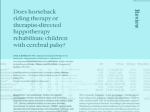 Virtual Issue on Hippotherapy and Therapeutic Horse Riding
