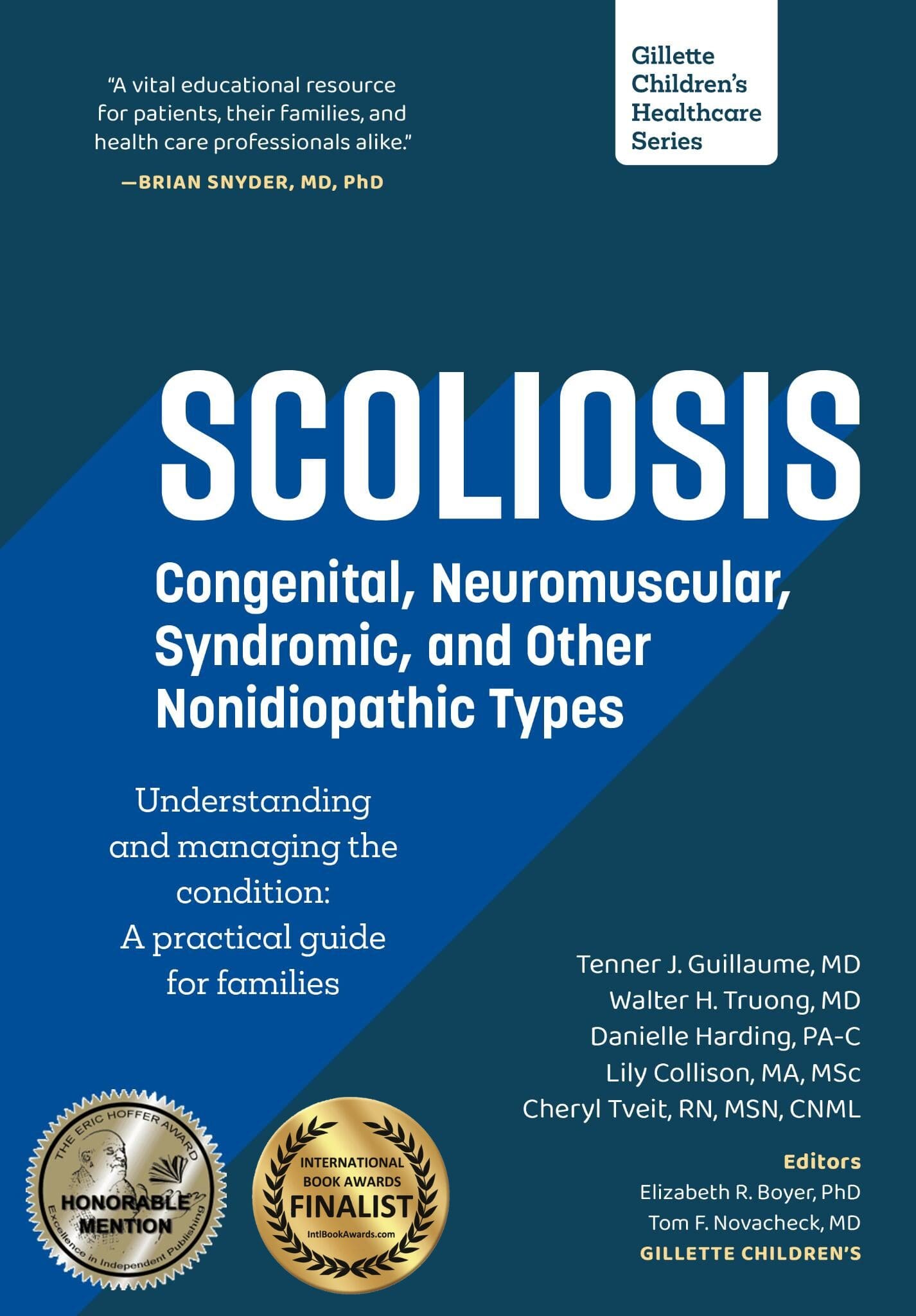 Scoliosis cover with badges 2